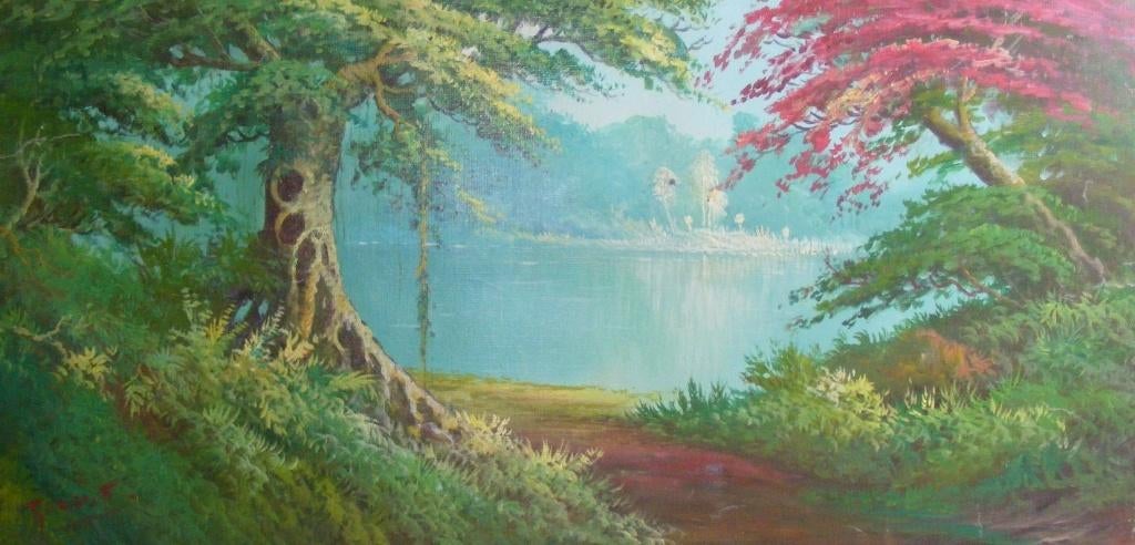 Hele mooie indische schilderij., Antiek en Kunst, Ophalen