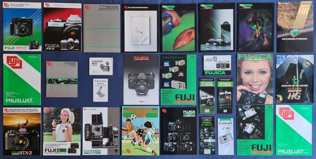 Fuji Fujica Fujifilm Brochures + Catalogussen + Manuals, Overige typen, Fuji, Ophalen of Verzenden, Fuji