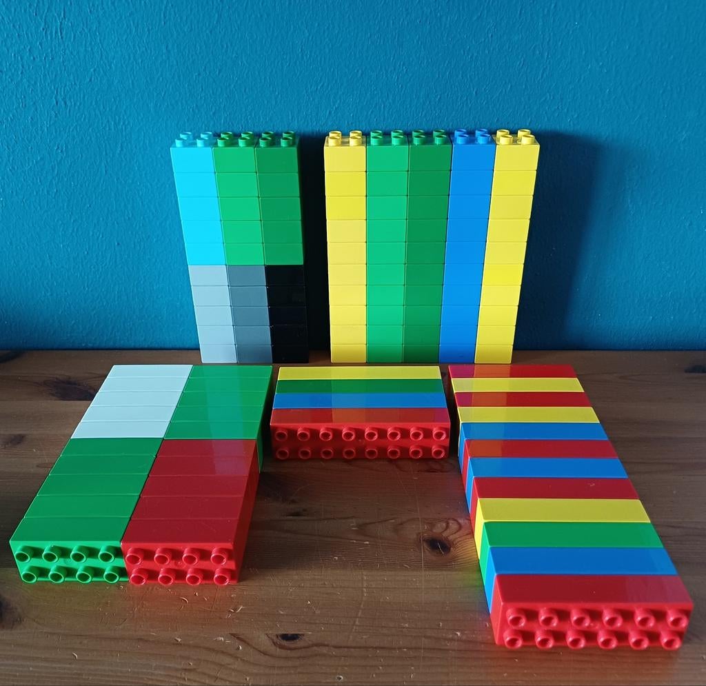 Duplo lego Blokken bouwstenen 116 stuks, Ophalen of Verzenden, Zo goed als nieuw, Duplo