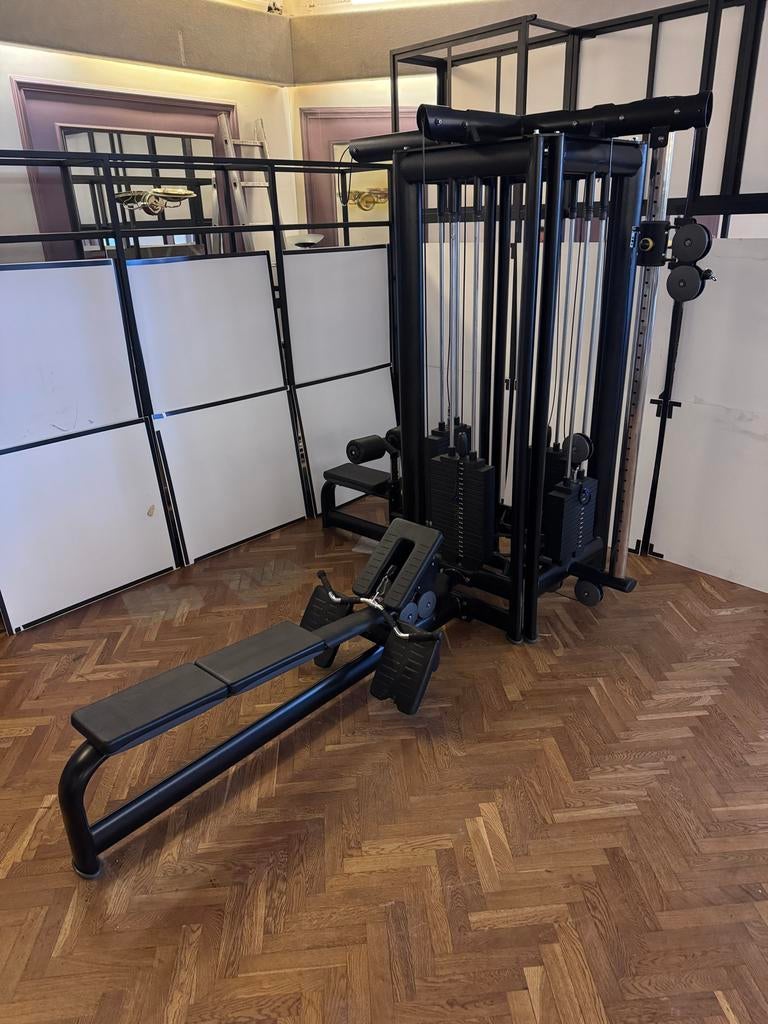 Multistation kabelstation met 4 stations, Ophalen, Krachtstation, Armen, Zo goed als nieuw