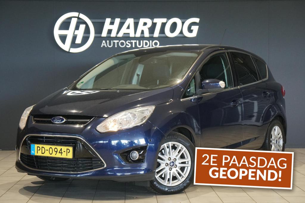 Ford C-Max 1.6 EcoBoost Titanium + CAMERA / TREKHAAK / STOEL, Voorwielaandrijving, Stof, Gebruikt, 4 cilinders