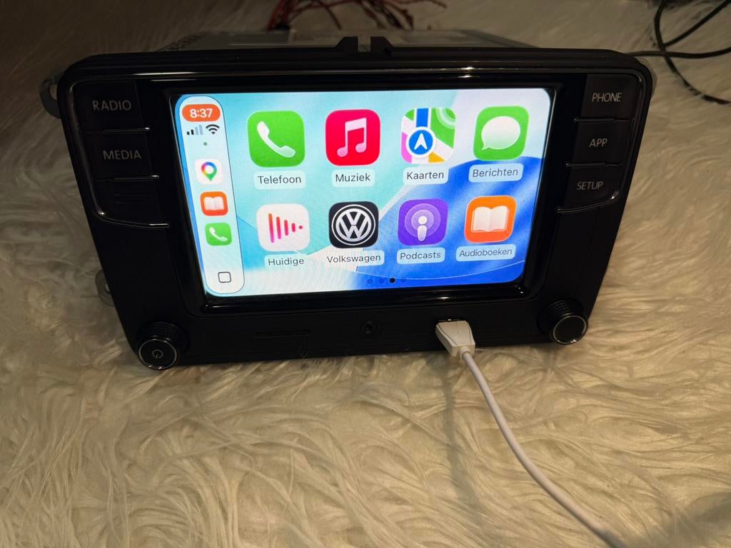 Autoradio carplay VW Seat skoda RCD 360 PRO, Ophalen, Gebruikt