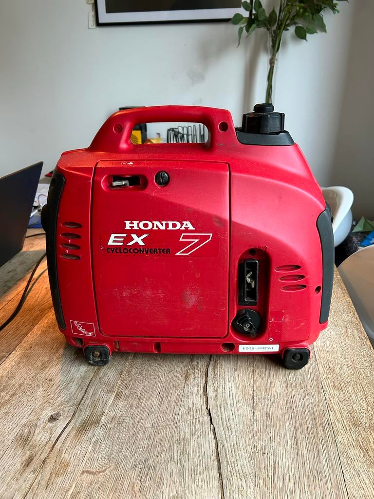 Honda EX7 Inverter Aggregaat - Compact en Stil, Gebruikt, Benzine, Ophalen of Verzenden, Geluidgedempt