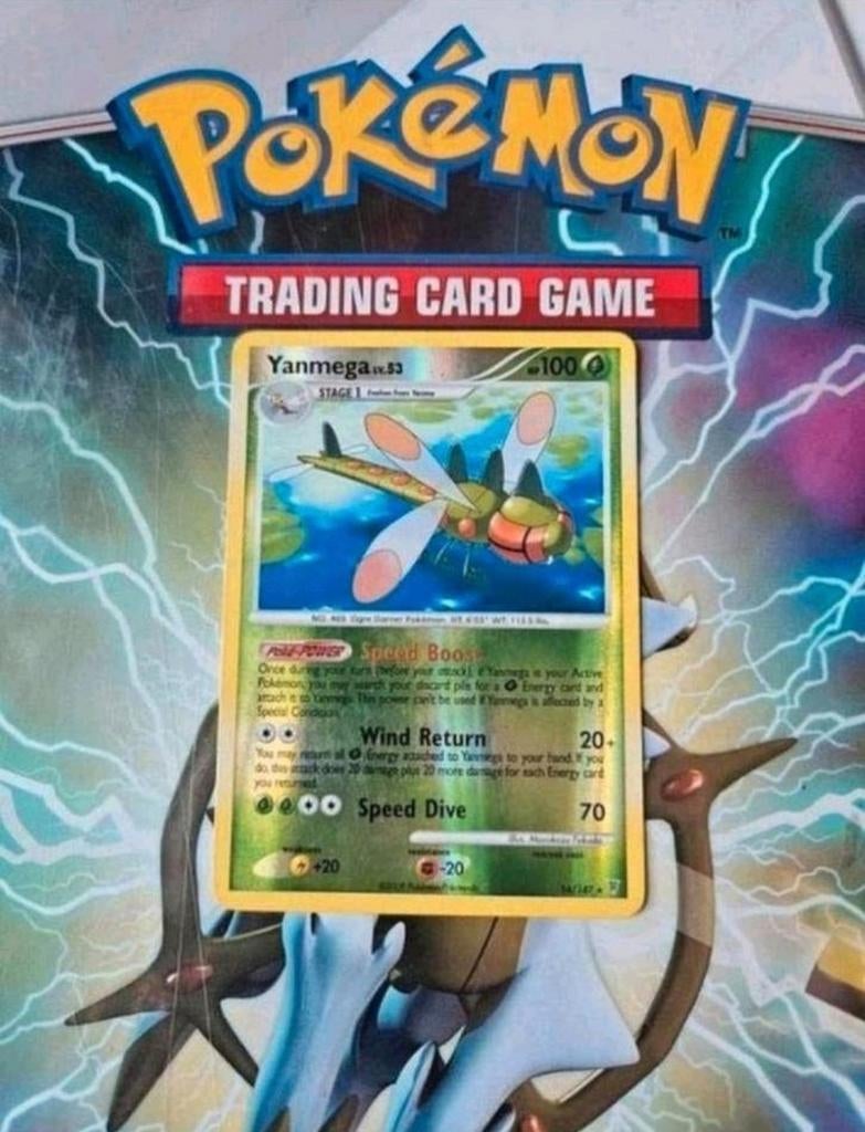 Yanmega 14/147 Platinum Supreme Victors pokemon kaart rh, Ophalen of Verzenden, Gebruikt, Foil