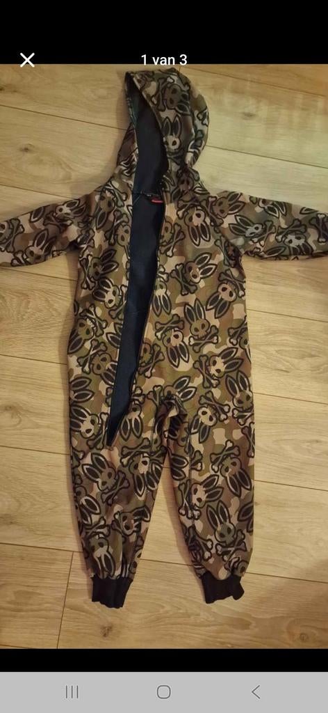 IELM Speelpak Camouflage Konijn Skull Maat 110, Kinderen en Baby's, Ophalen of Verzenden, Gebruikt, IELM, Jongen of Meisje