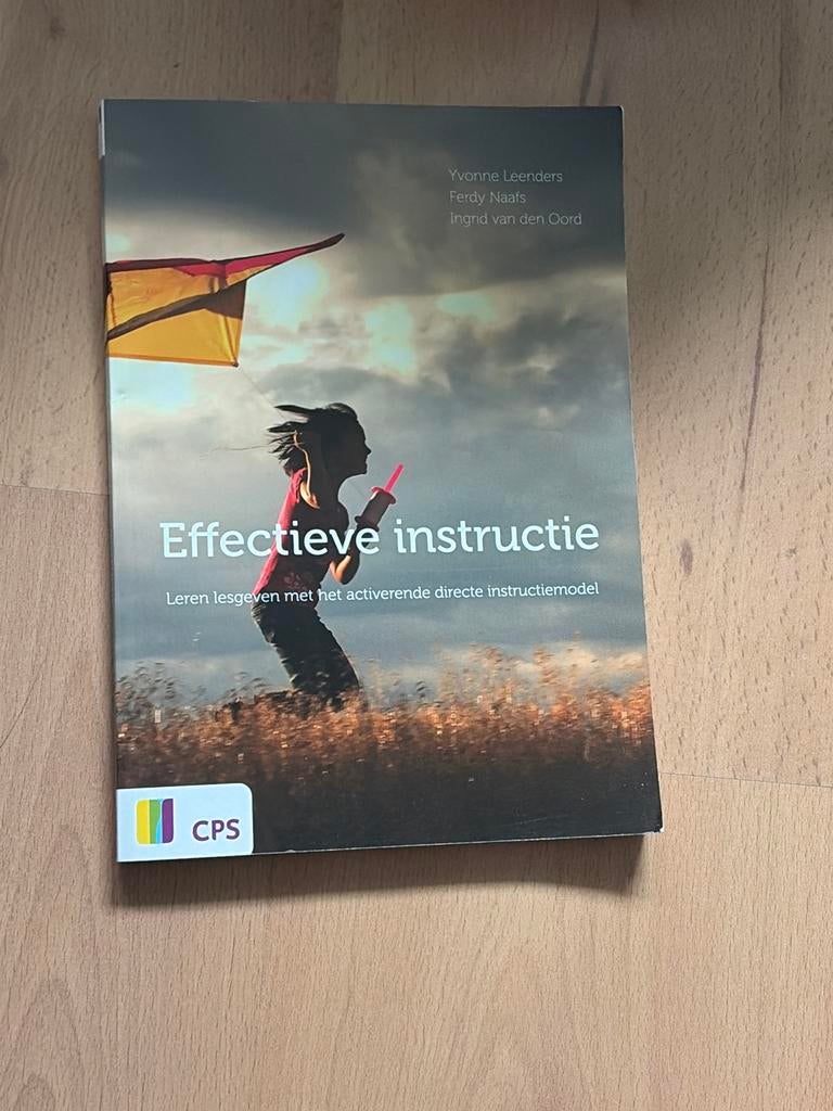Effectieve instructie - Leren lesgeven, Boeken, Ophalen of Verzenden, Gamma, Gelezen, HBO
