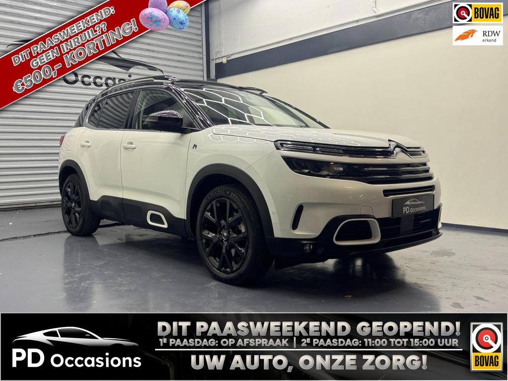 Citroen C5 Aircross 1.6 Plug-in Hybrid 225 AGR - Pano - Trek, 77 km/l, Gebruikt, Zwart, 4 cilinders