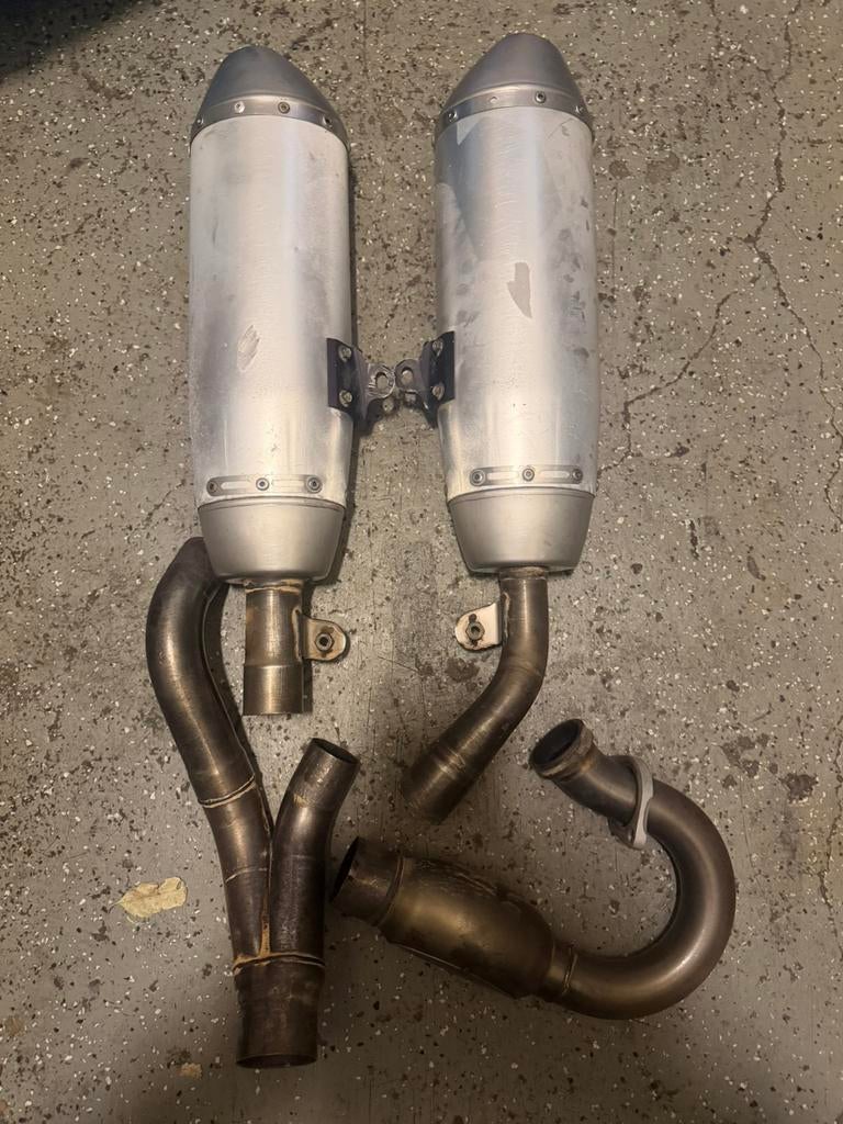 Honda crf 450 dubelle uitlaat hgs, Ophalen of Verzenden