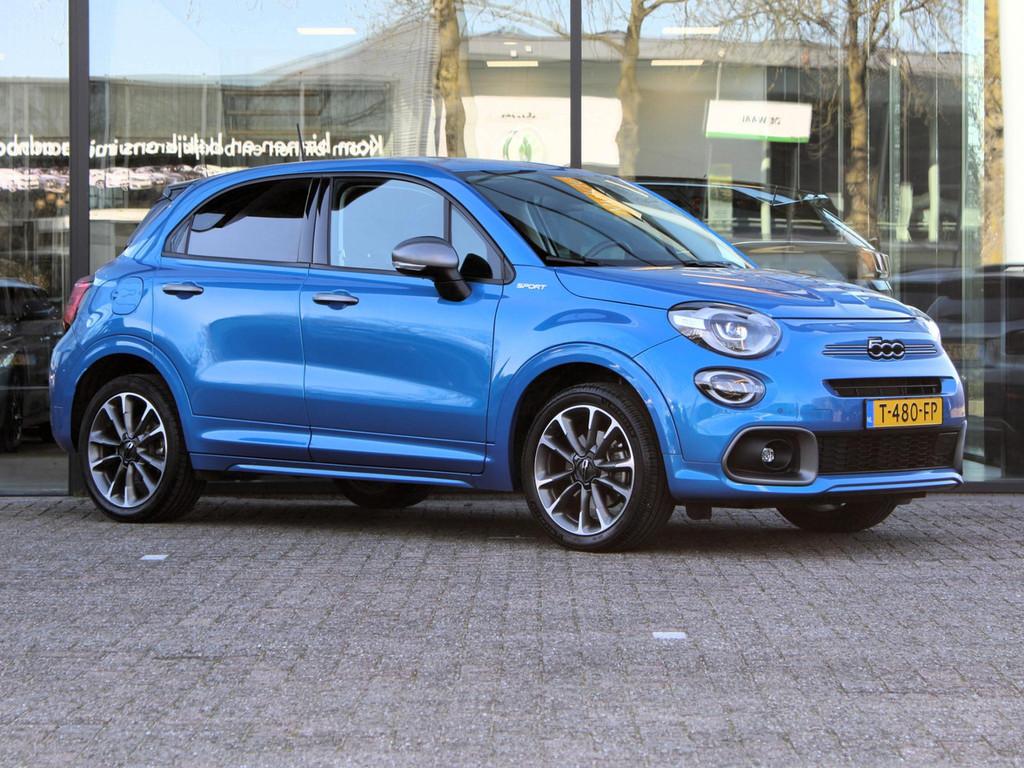 Fiat 500X 1.5 Hybrid Sport | Navi / Camera / Climate, Auto's, Fiat, 1380 kg, Gebruikt, Start-stop-systeem, 4 cilinders
