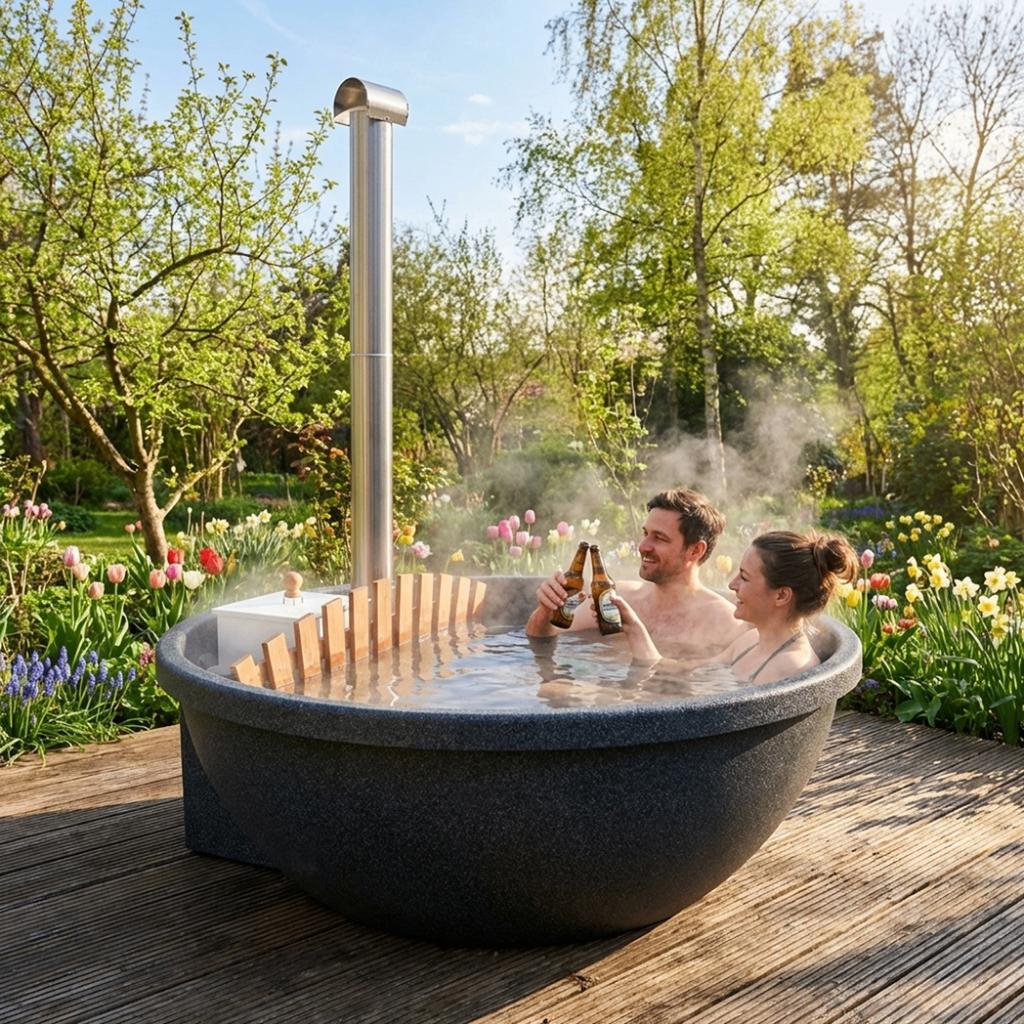 Welltub 2-Persoons Hottub - Superdeal incl. Gratis Deksel, Nieuw, Ophalen of Verzenden, Info@welltub.nl, Vast