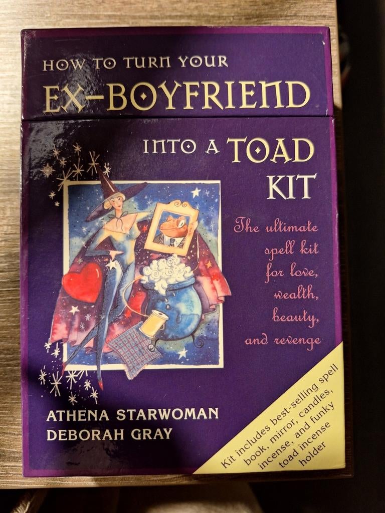 How to turn your ex-boyfriend into a toad kit. Compleet 2003, Ophalen of Verzenden, Zo goed als nieuw, Tarot of Kaarten leggen