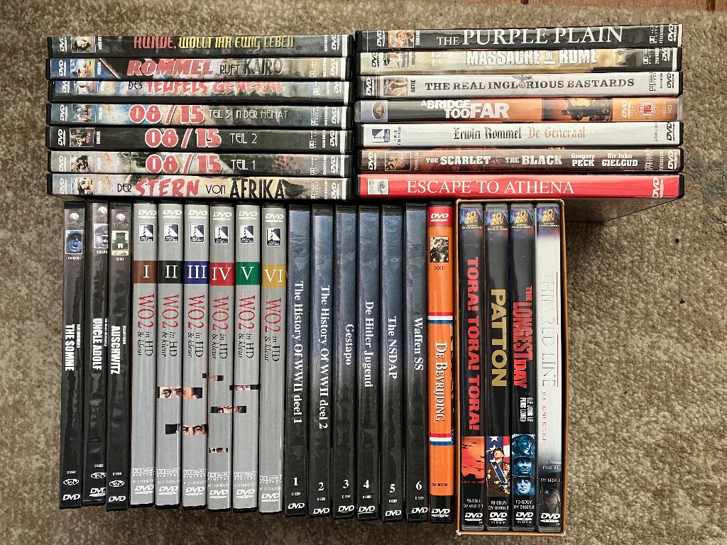 Verzameling WO II Tweede Wereldoorlog DVD - t.e.a.b., Gebruikt, Waargebeurd drama, Alle leeftijden, Boxset