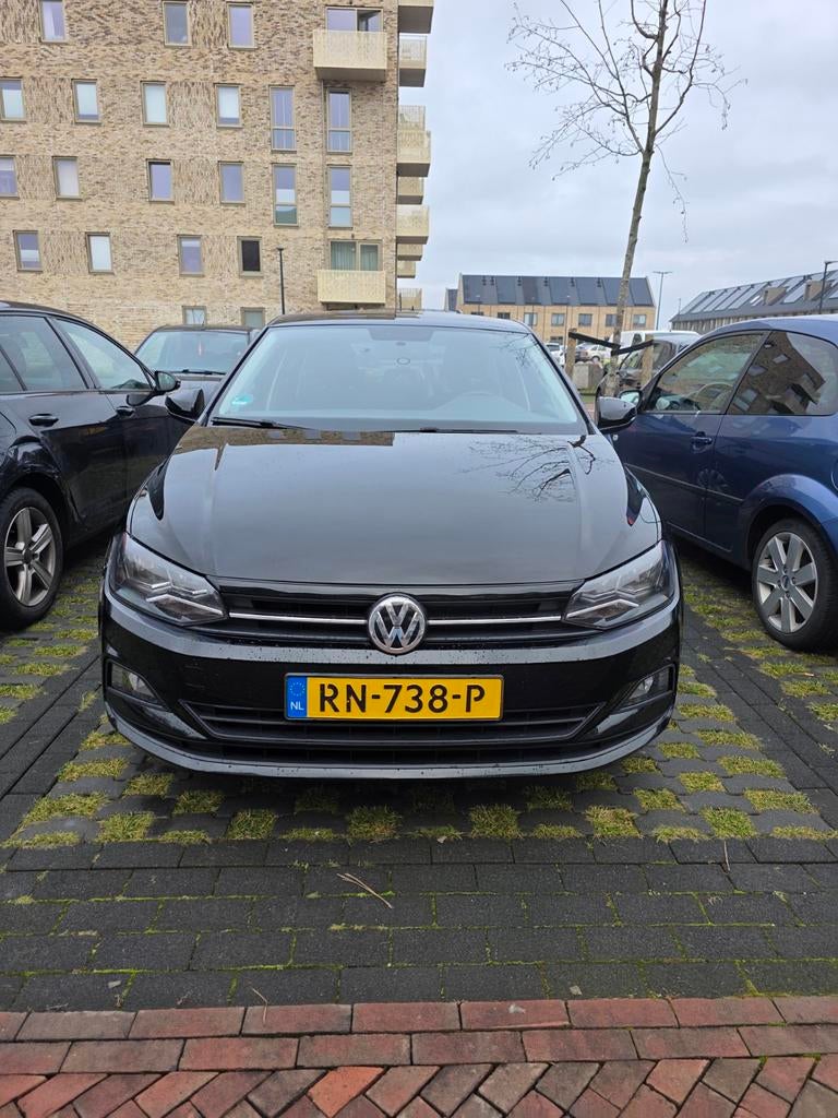 Volkswagen polo 1.0 CNG, Auto's, Voorwielaandrijving, Start-stop-systeem, Stof, Zwart
