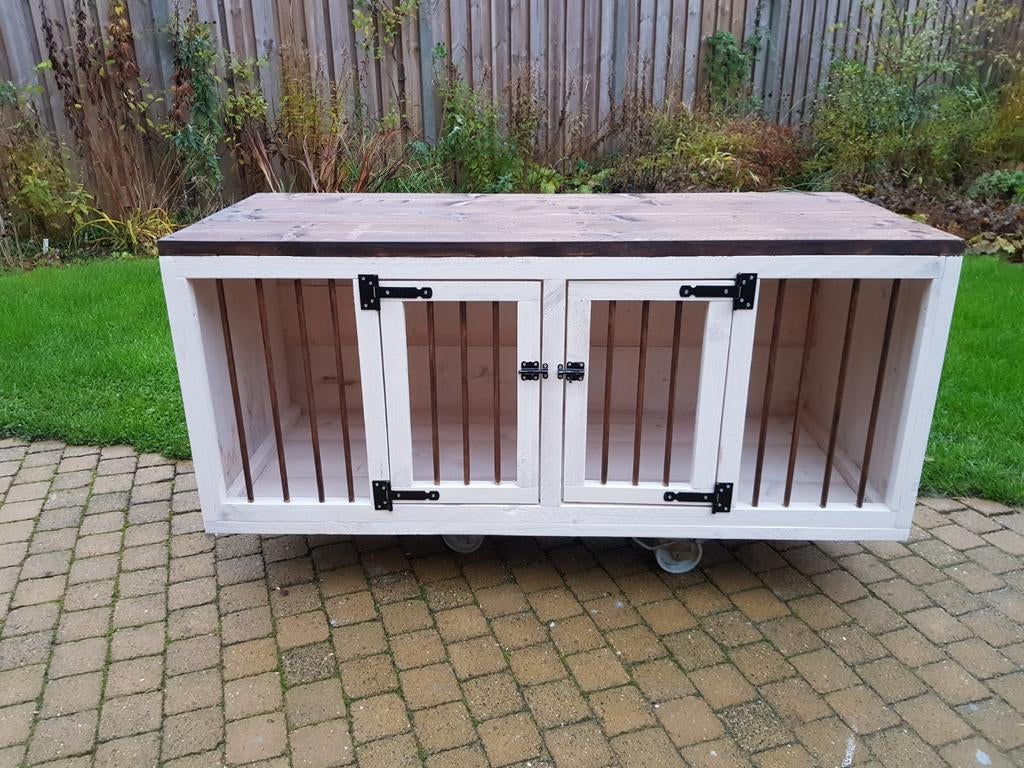 Hondenbench steigerhout, Ophalen of Verzenden, Nieuw