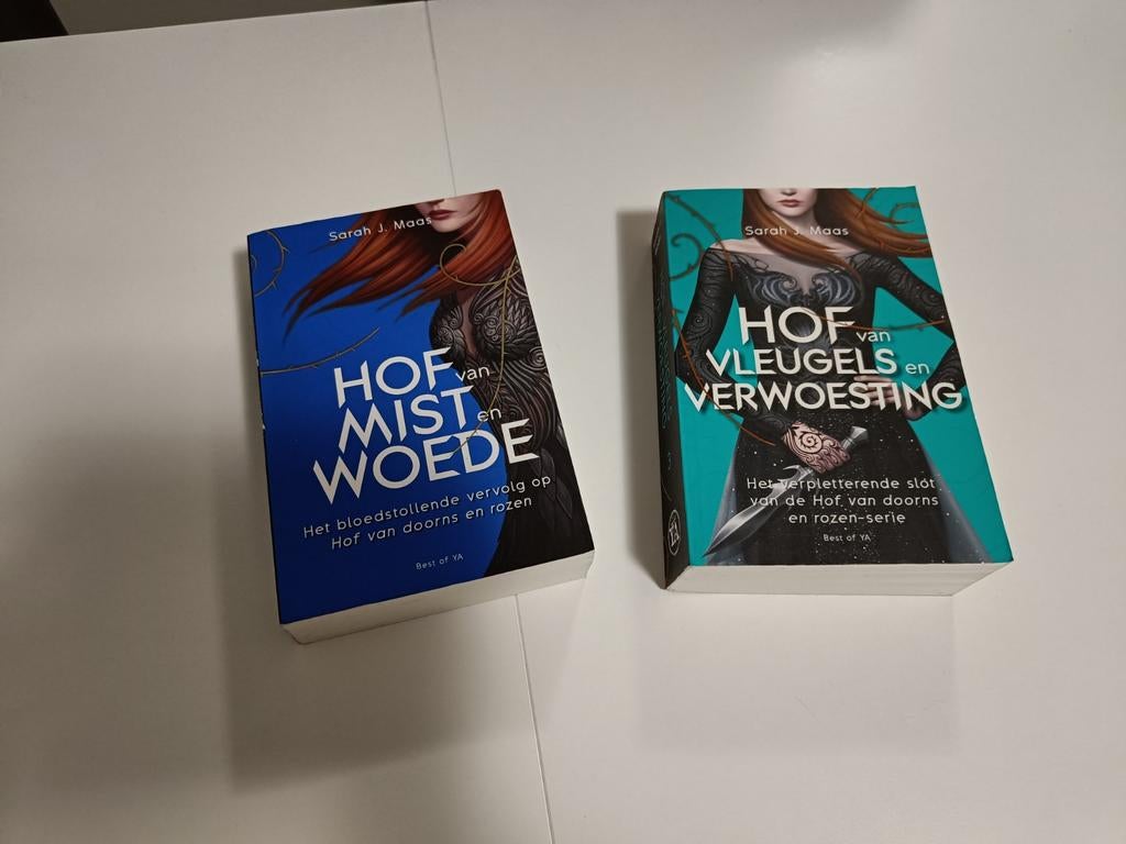 Hof van mist en woede & Hof van vleugels en verwoesting, Boeken, Ophalen of Verzenden, Gelezen