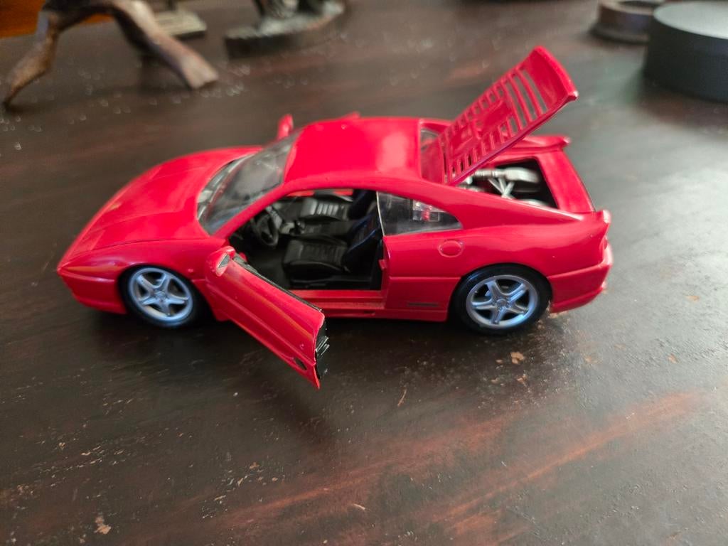 Ferrari modelauto 1:24 Shell collectie 1996, Ophalen of Verzenden, Zo goed als nieuw, Auto