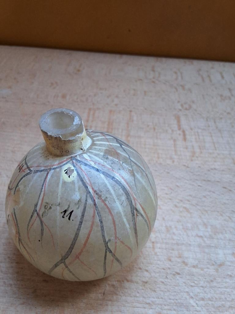 Antiek eind 19e eeuw medisch anatomisch model oog glas, Ophalen of Verzenden