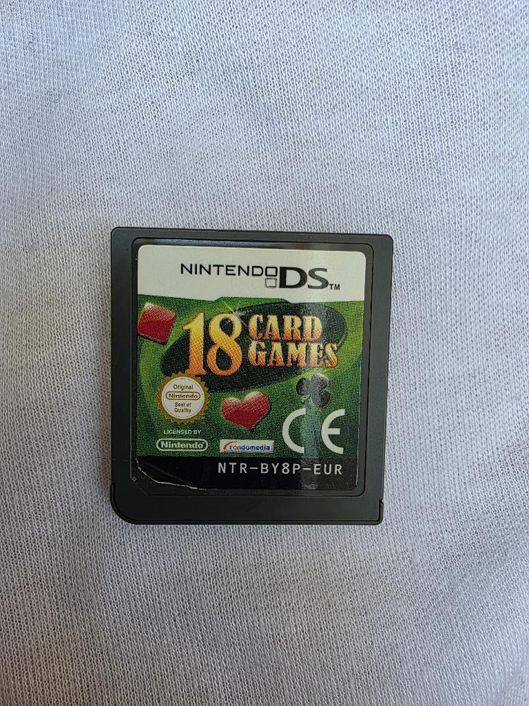 Nintendo DS lite spel 18 card games, Spelcomputers en Games, Games | Nintendo DS, Avontuur en Actie, 1 speler, Ophalen of Verzenden