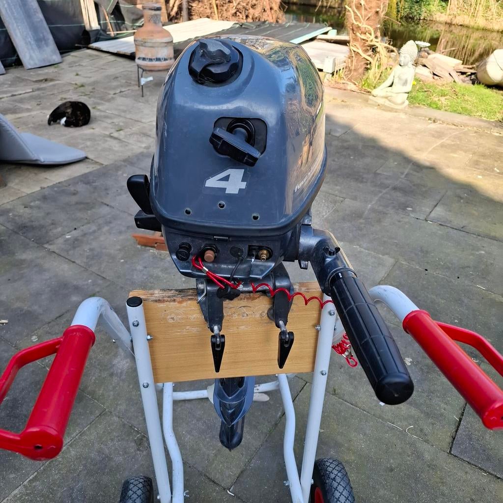 4pk yamaha 4 takt kortstaart, Ophalen of Verzenden, Zo goed als nieuw, Benzine, Minder dan 5 pk