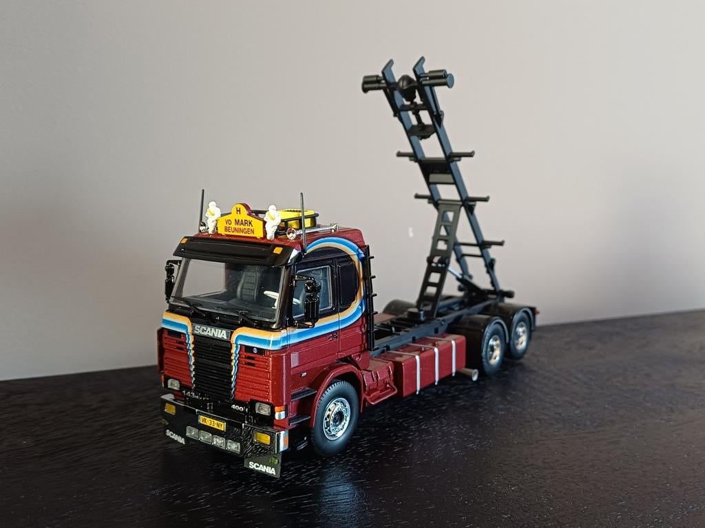 H v d Mark scania tekno, Ophalen of Verzenden, Nieuw, Bus of Vrachtwagen, Tekno