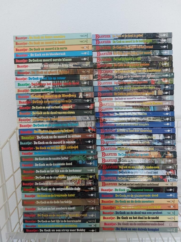 70 Baantjer boeken Deel 1 tm 70 compleet ook per stuk t.koop, Ophalen of Verzenden, Gelezen