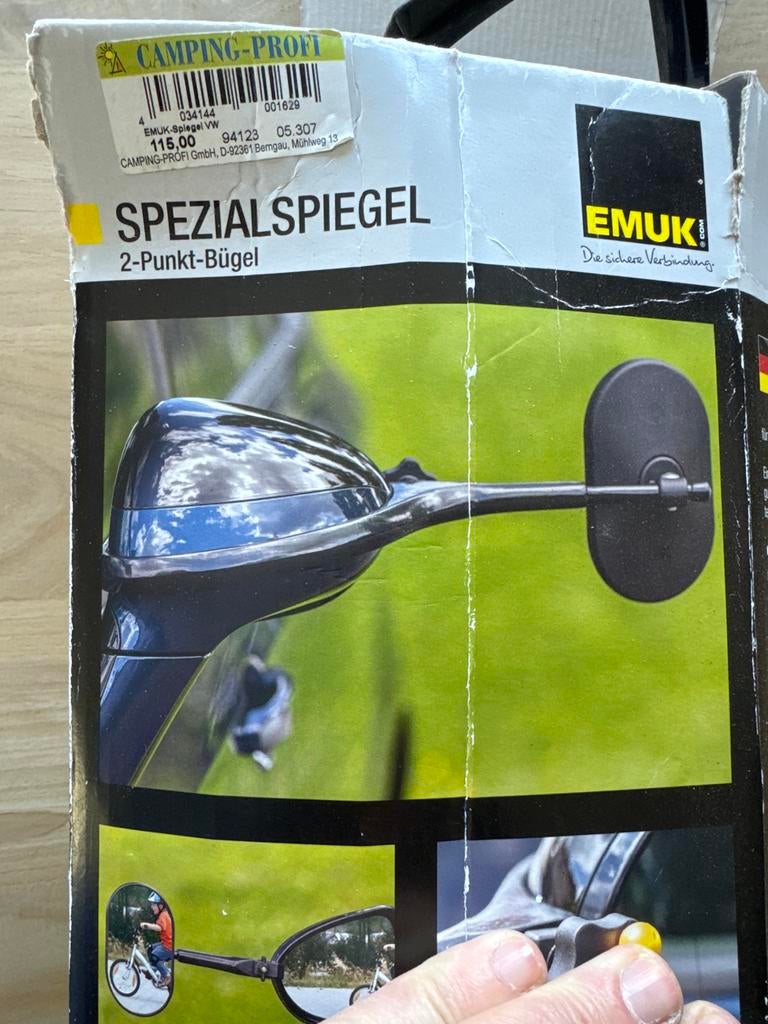 EMUK Speciale Caravan Spiegel VW Transporter, Ophalen of Verzenden, Nieuw, Volkswagen