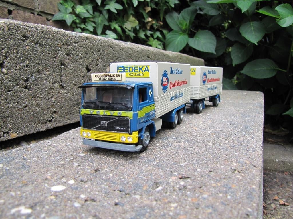 Tekno Volvo F12 intercooler Gebr Oosterwijk Berkel., Verzenden, Nieuw, Bus of Vrachtwagen, Tekno