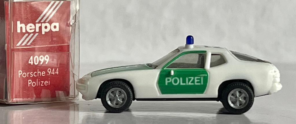 Herpa: Porsche 944 Polizei, Ophalen of Verzenden, Zo goed als nieuw, Auto, Herpa