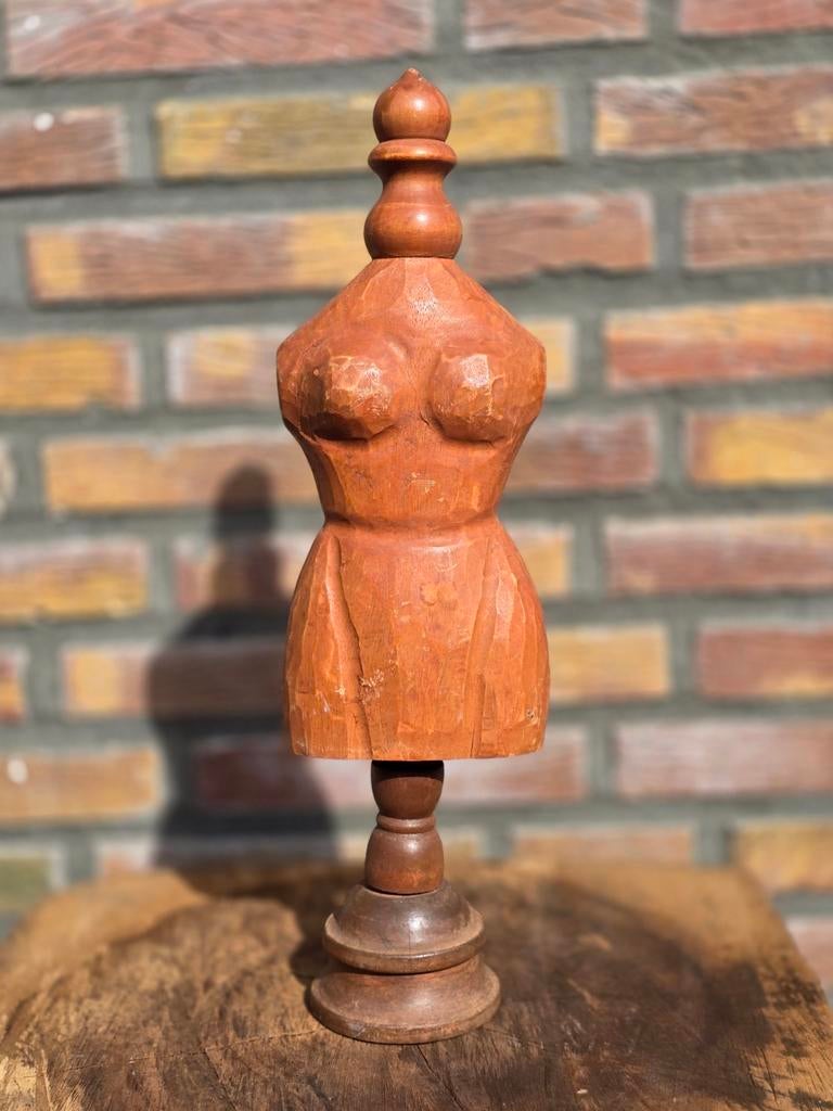 Vintage kleine houten paspop / mannequin, Ophalen of Verzenden