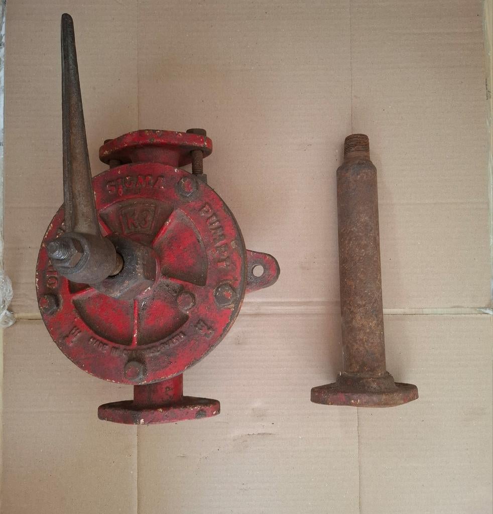 Sigma K3 vleugelpomp, Ophalen, Gebruikt