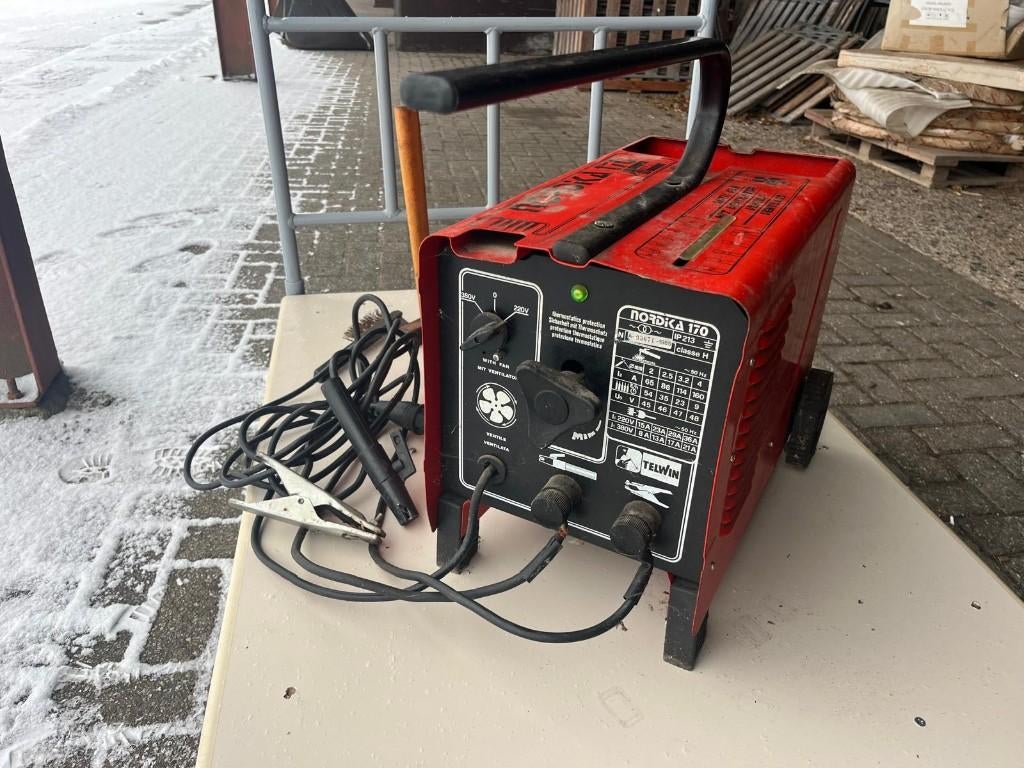 Lasapparaat, electroden, Telwin Nordika 170, compleet, Ophalen, Minder dan 150 ampère, Elektroden