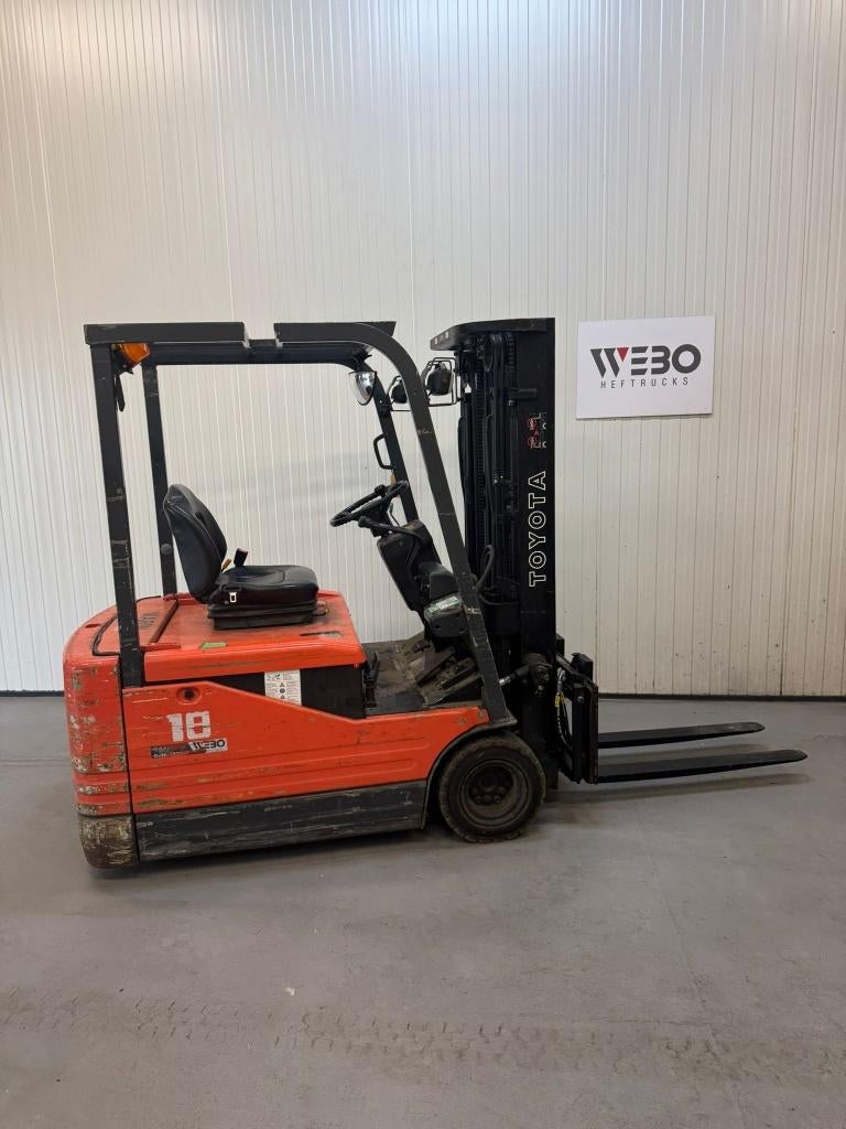 Toyota 3 wiel heftruck 1800 kg., Ophalen of Verzenden, Gebruikt
