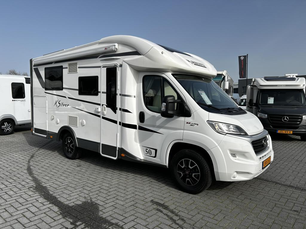 Mobilvetta K-Silver 50 Queensbed/6.50m/euro-6/2019/uniek, Overige merken, Fiat, Bedrijf, Tot en met 3