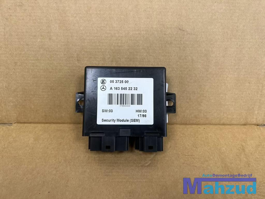 MERCEDES ML W163 Alarm module A1635452232, Gebruikt, Mercedes-Benz AG, Mercedes-Benz, Ophalen of Verzenden