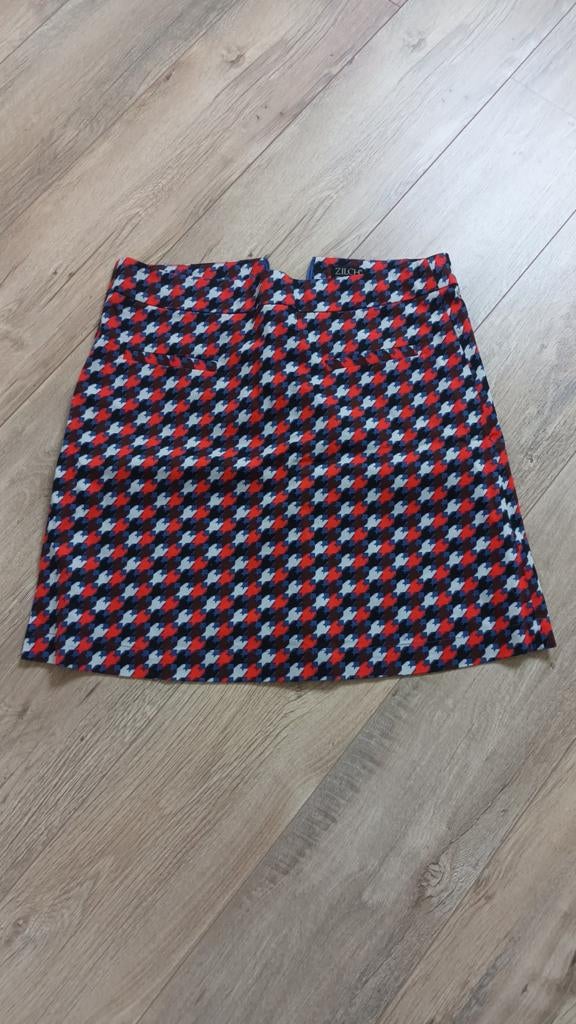 ZILCH rok met print, Blauw, Maat 46/48 (XL) of groter, Ophalen of Verzenden, Zo goed als nieuw