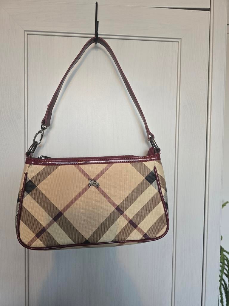 Burberry Nova Check handtasje, Sieraden, Tassen en Uiterlijk, Tassen | Damestassen, Ophalen of Verzenden, Zo goed als nieuw, Beige