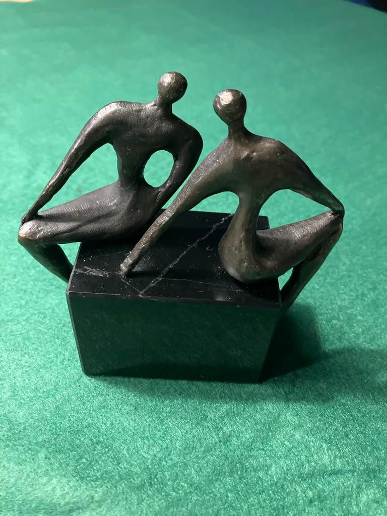 Corry Ammerlaan “een goed gevoel”, Groep mensen, Minder dan 20 cm, Ophalen of Verzenden, Zwart