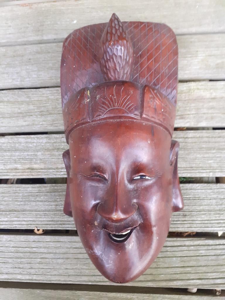 Indonesië, Hardhouten Masker, Ophalen of Verzenden