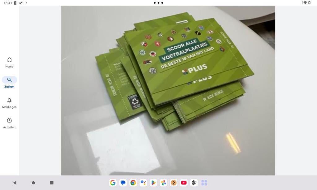 Plus voetbalplaatjes, Ophalen, Nieuw, Overige binnenlandse clubs, Poster, Plaatje of Sticker