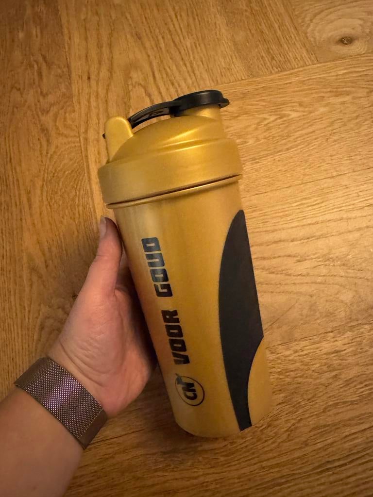 Gouden Shaker voor Sportdrank/Proteïne, Ophalen of Verzenden, Zo goed als nieuw, Overige typen