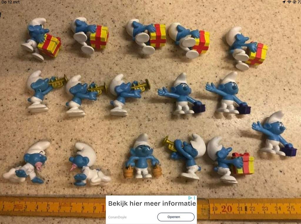 AH Smurfen, Ophalen of Verzenden, Zo goed als nieuw, Verschillende Smurfen
