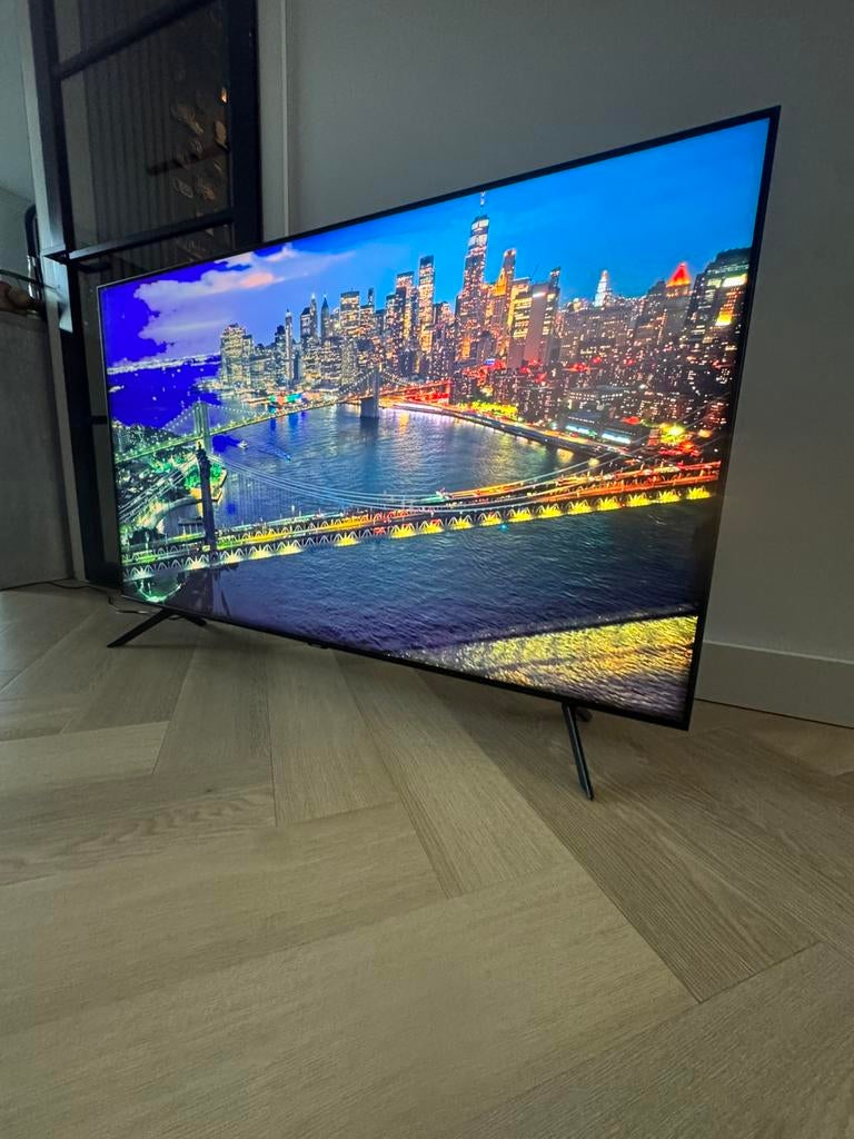 58”inch Samsung QLED 4K Ultra HD Smart Tv, Ophalen, 50 Hz, Zo goed als nieuw, Samsung
