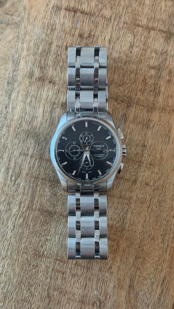 Tissot Couturier Automatic Chronograaf Herenhorloge, Staal, Gebruikt, Staal, Polshorloge