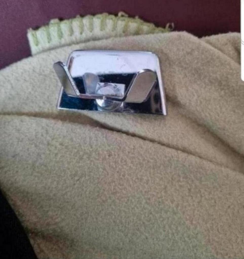 Standard handdoekhaak, messing, (dxhxl) 41x35x65mm bieden, Ophalen of Verzenden, Gebruikt