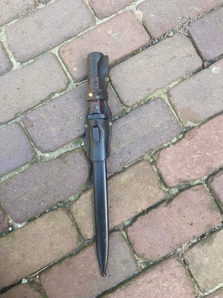 Bajonet met frog (duits??), Ophalen of Verzenden, Gebruikt