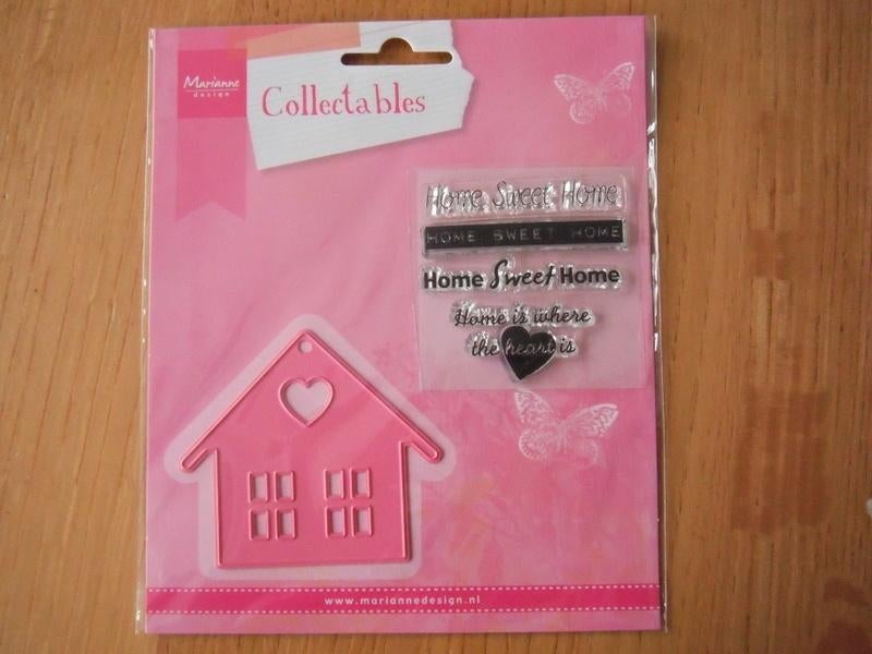 Nieuwe snijmal + stempels Marianne Collectables - COL1333, Hobby en Vrije tijd, Ophalen of Verzenden, Nieuw, Overige thema's, Pons of Mal