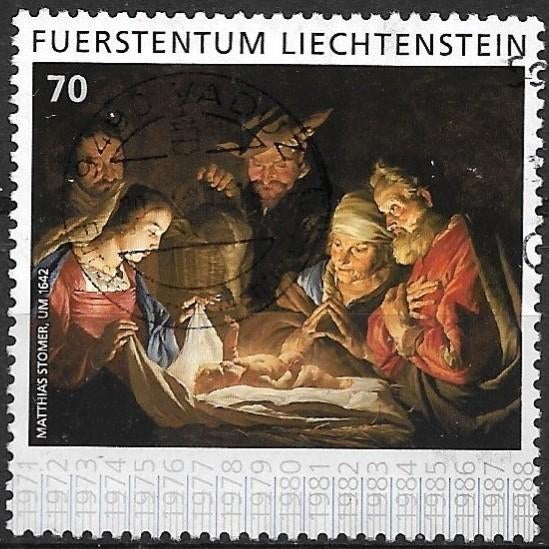 Liechtenstein 2000 mi.1224 religie CHRISTENDOM 2000 JAAR, Verzenden, Overige landen, Gestempeld