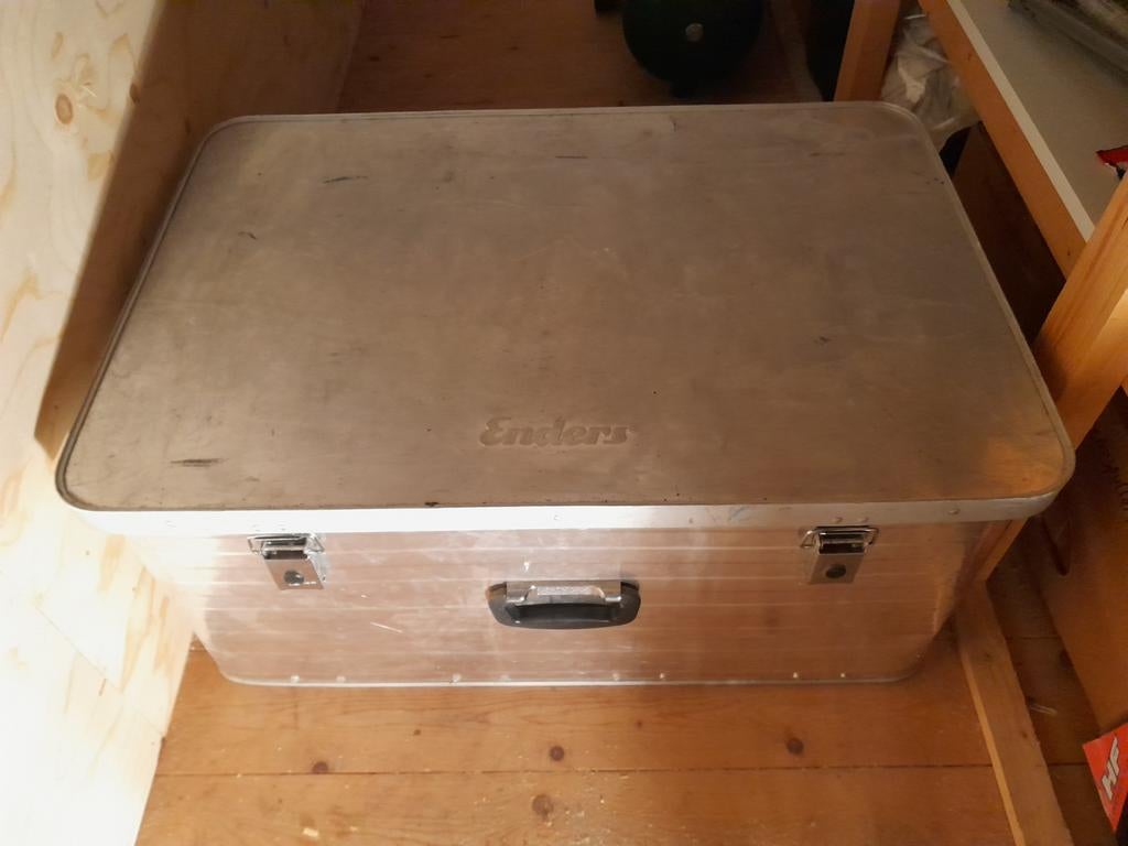 Aluminium kist groot, Ophalen, 50 tot 100 cm, Metaal, Minder dan 50 cm