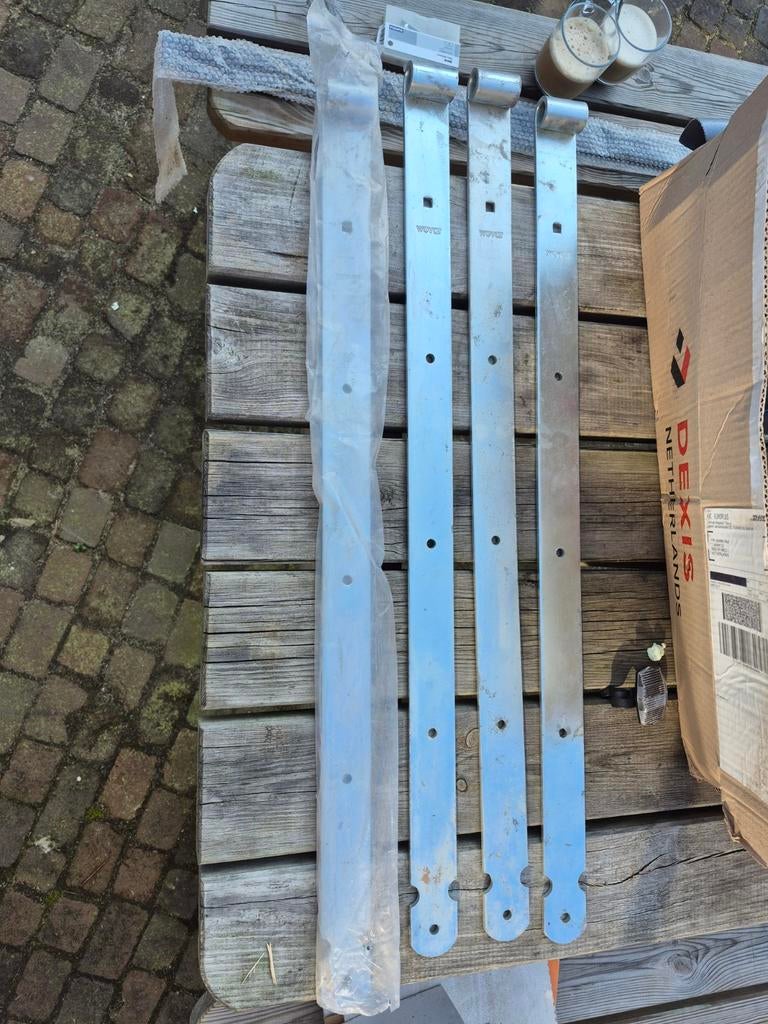 80 cm Gegalvaniseerde Gehengen - Nieuw, Ophalen, Nieuw, IJzer, Scharnier