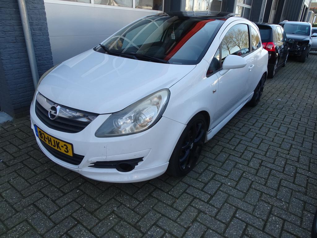 Opel Corsa 1.6 GSI Turbo 3D 2008 Wit, Auto diversen, Tuning en Styling, Ophalen